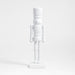 18" Matte White Christmas Nutcracker
