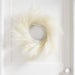 Faux Ivory Pampas Grass Wreath 28"