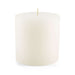 4"x4" White Pillar Candle