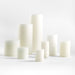 6"x12" White Pillar Candle
