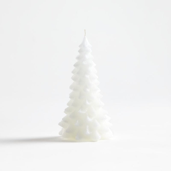 White 6" Tree Candle
