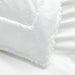Favorite Washed Organic Cotton White Eyelash King Bed Pillow Sham