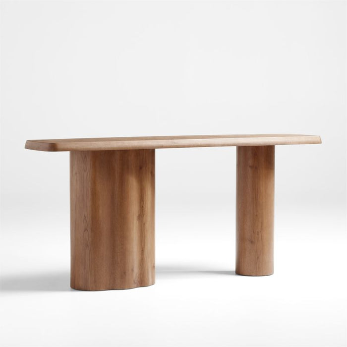 Winslow Oak Wood Console Table by Jake Arnold