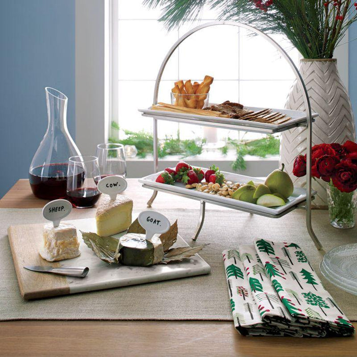 Cambridge 2-Tier Server with Plates - Crate and Barrel Philippines