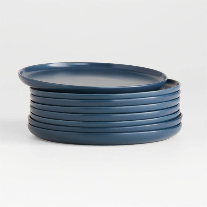 Wren Matte Blue Salad Plate - Crate and Barrel Philippines