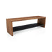 Yukon Natural Entryway Bench with Shelf