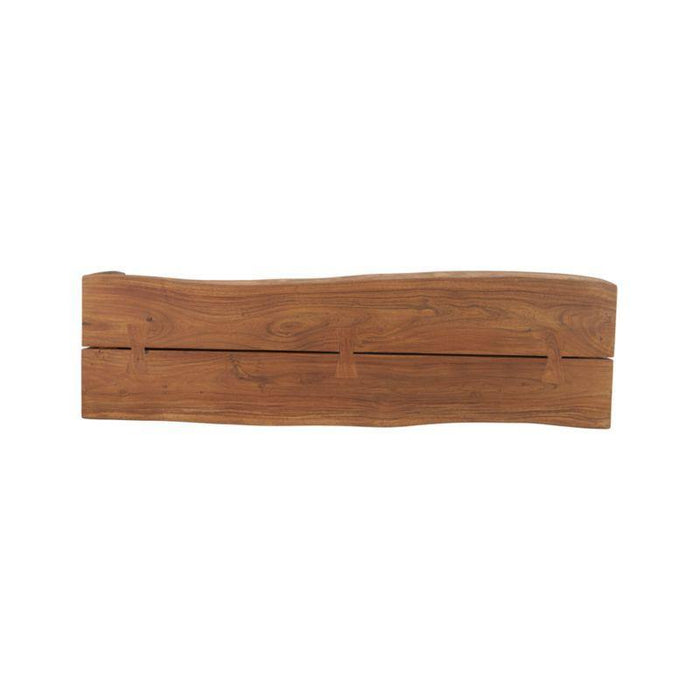 Yukon Natural Entryway Bench with Shelf - Crate and Barrel Philippines