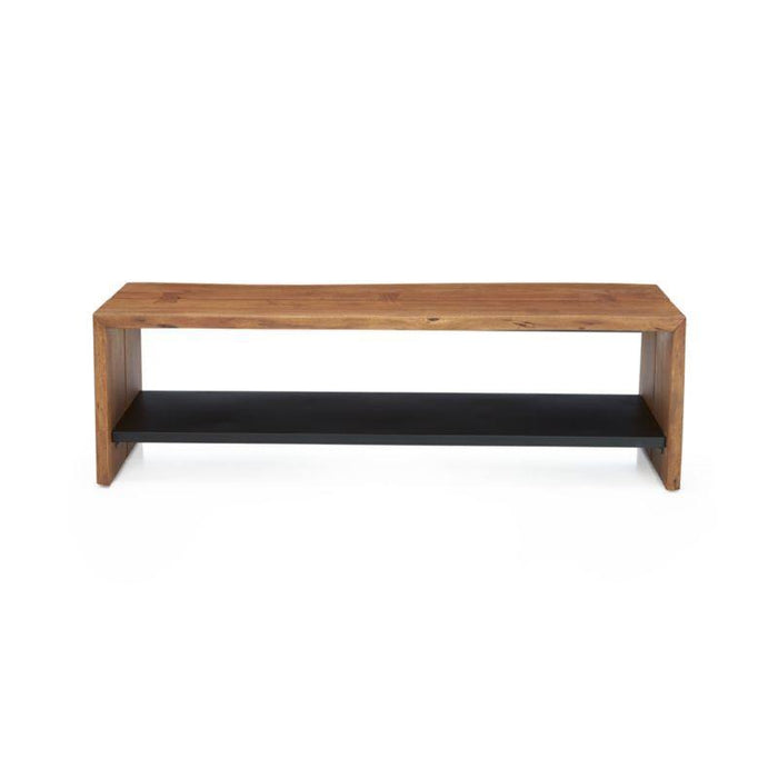 Yukon Natural Entryway Bench with Shelf - Crate and Barrel Philippines