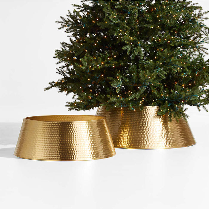 Large Bash Gold Christmas Tree Collar 34"