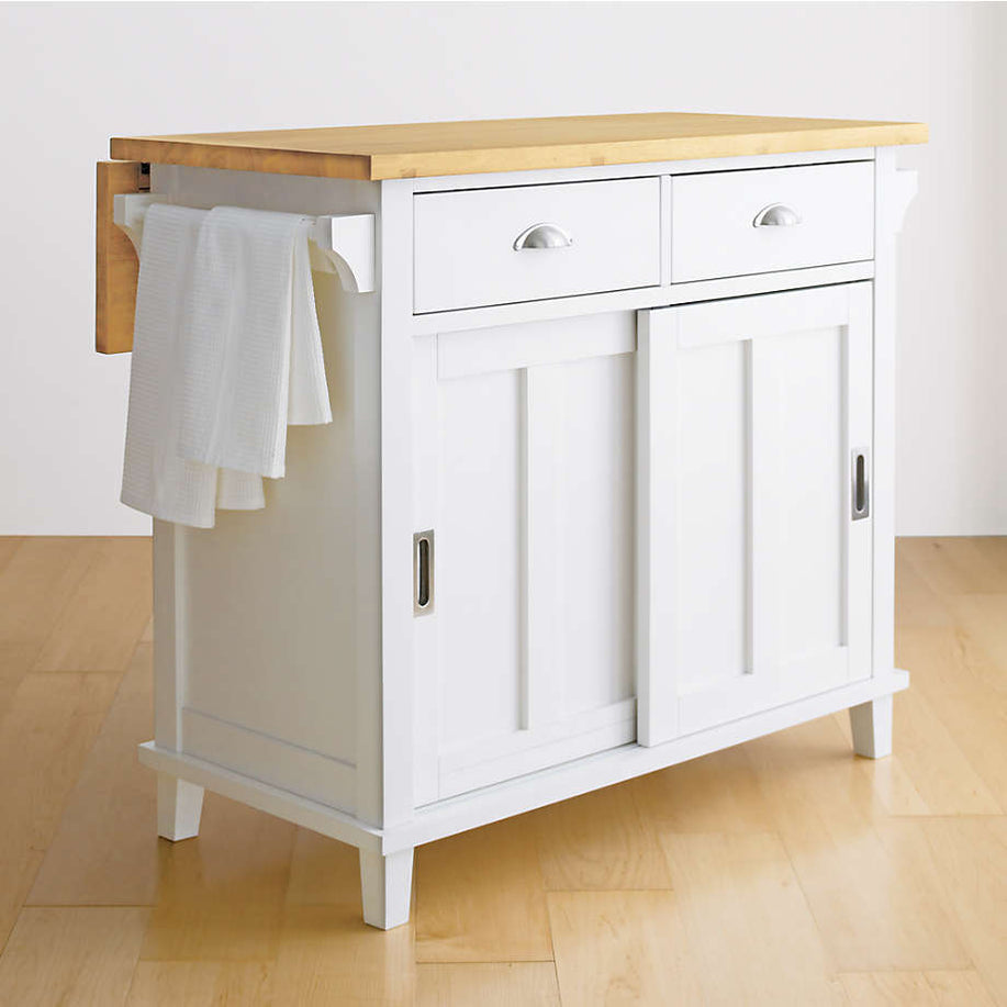 Belmont White Kitchen Island Crate and Barrel Philippines