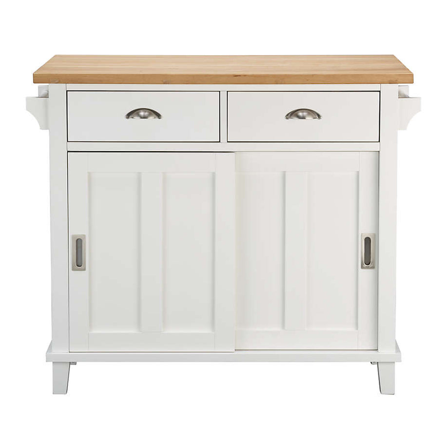 Belmont White Kitchen Island Crate And Barrel Philippines   Belmont White Kitchen Island 2 917x917 