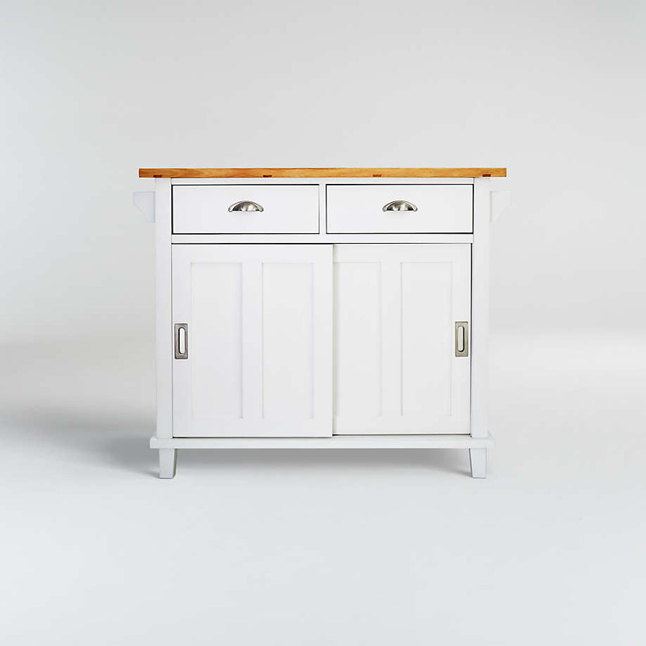 Belmont White Kitchen Island Crate and Barrel Philippines