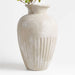 Brooklyn Cannel√©e Grey Floor Vase 20" by Athena Calderone