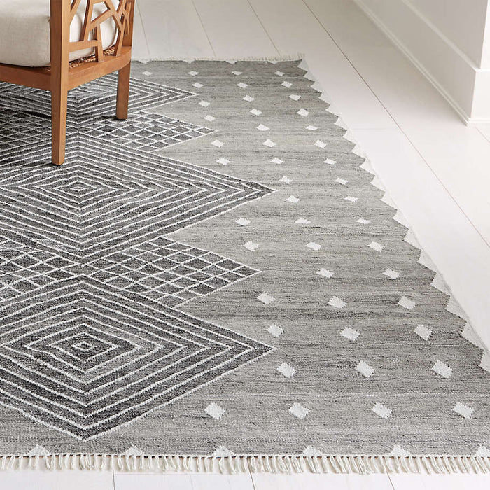 Ceri Grey Indoor/Outdoor Rug 2.5'x9'