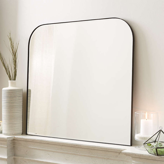Edge Black Arch Wall Mirror