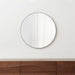 Edge Black Round 30" Wall Mirror