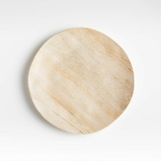 Faux Bois Melamine Salad Plate