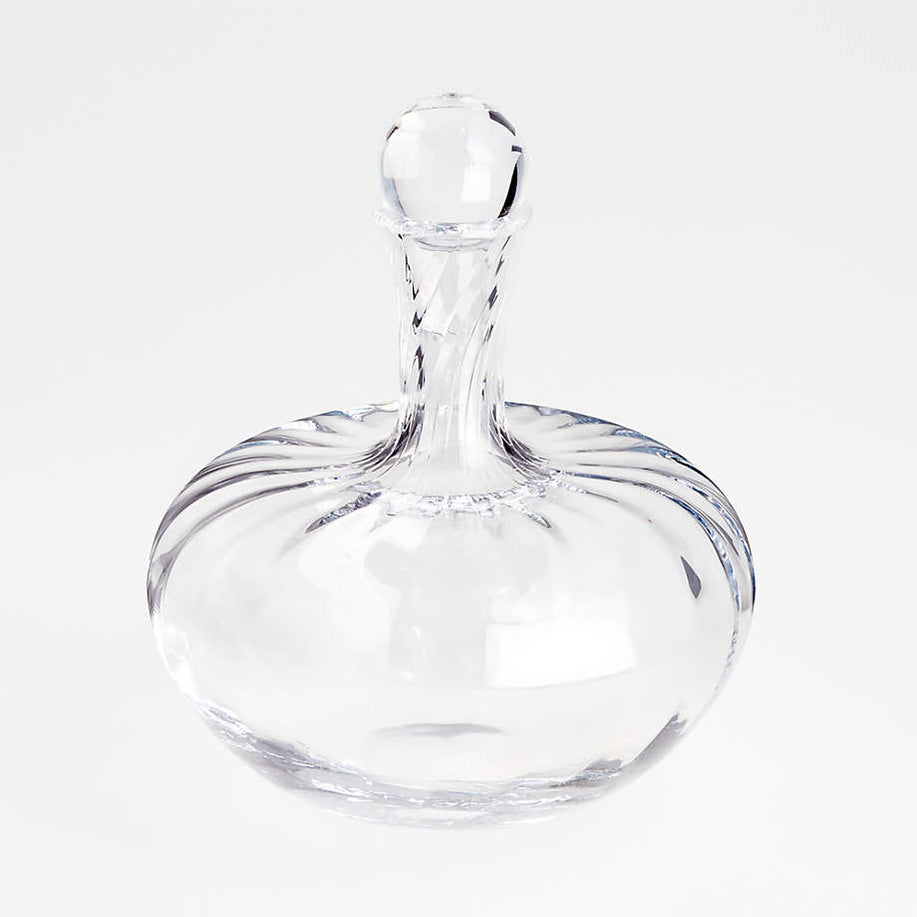 Lucia Swirled Glass Decanter Crate and Barrel Philippines