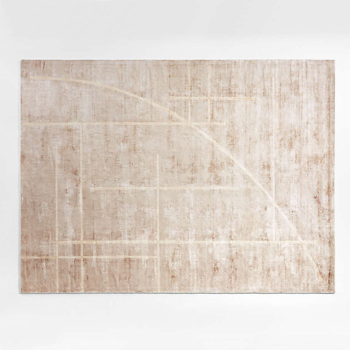 Paularo Distressed Neutral Rug 5'x8'