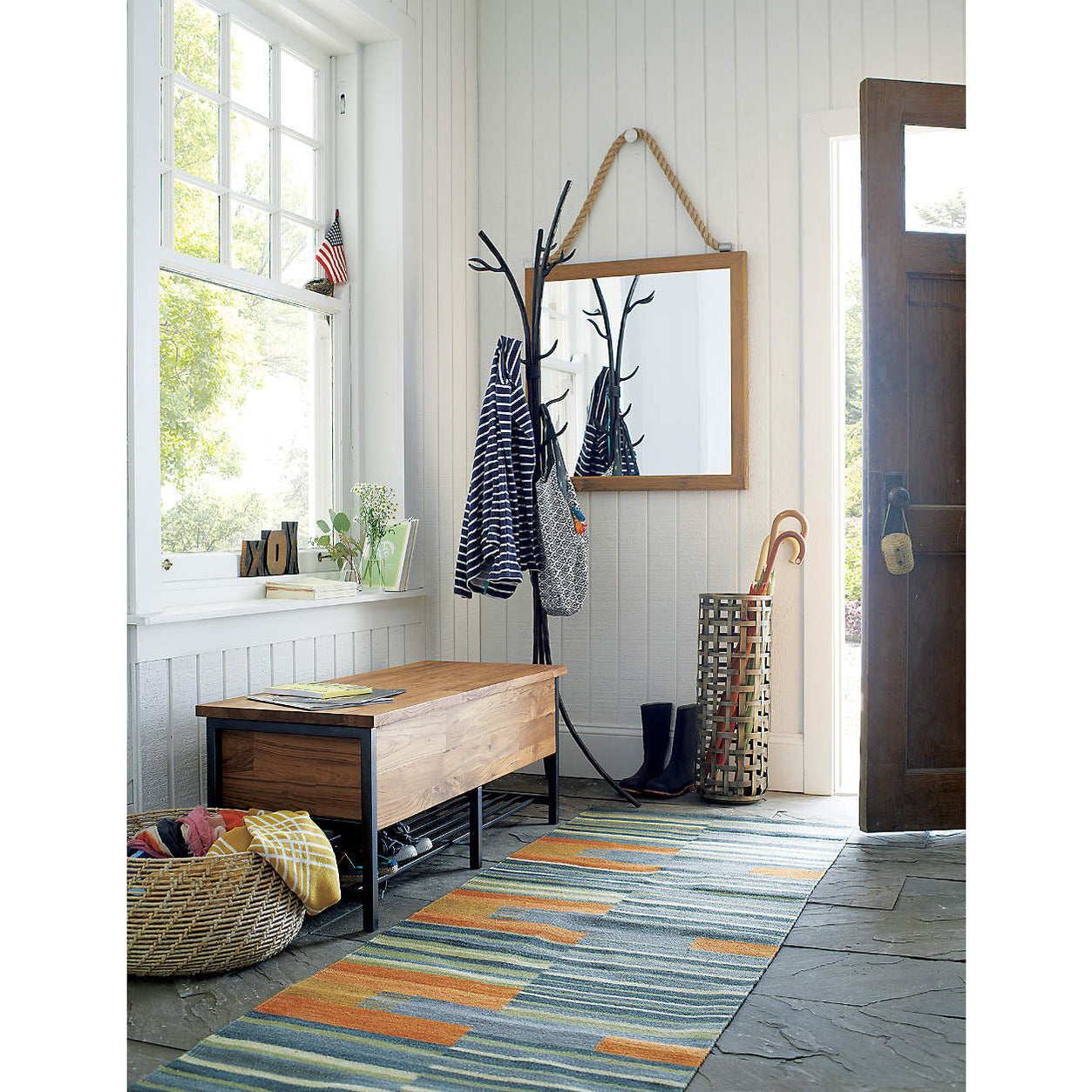 Teca Storage TrunkBench Furniture Crate & Barrel Philippines Crate