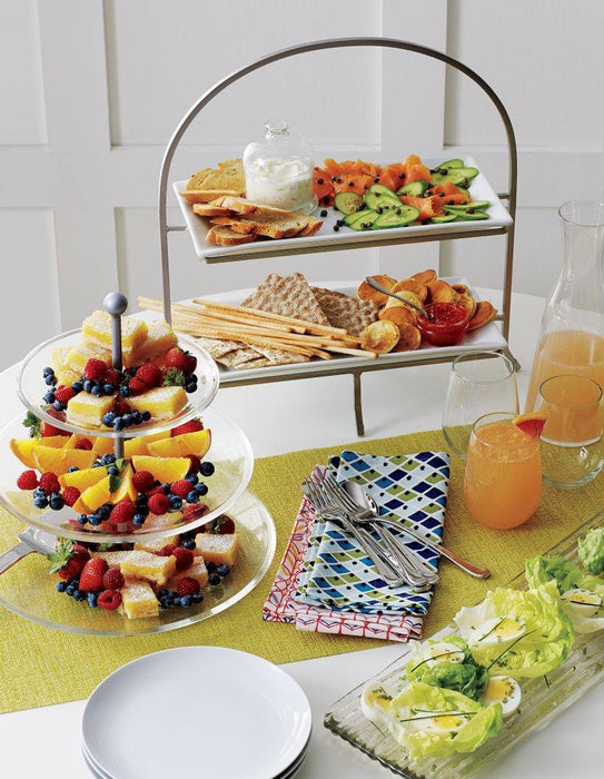 Cambridge 2-Tier Server with Plates - Crate and Barrel Philippines