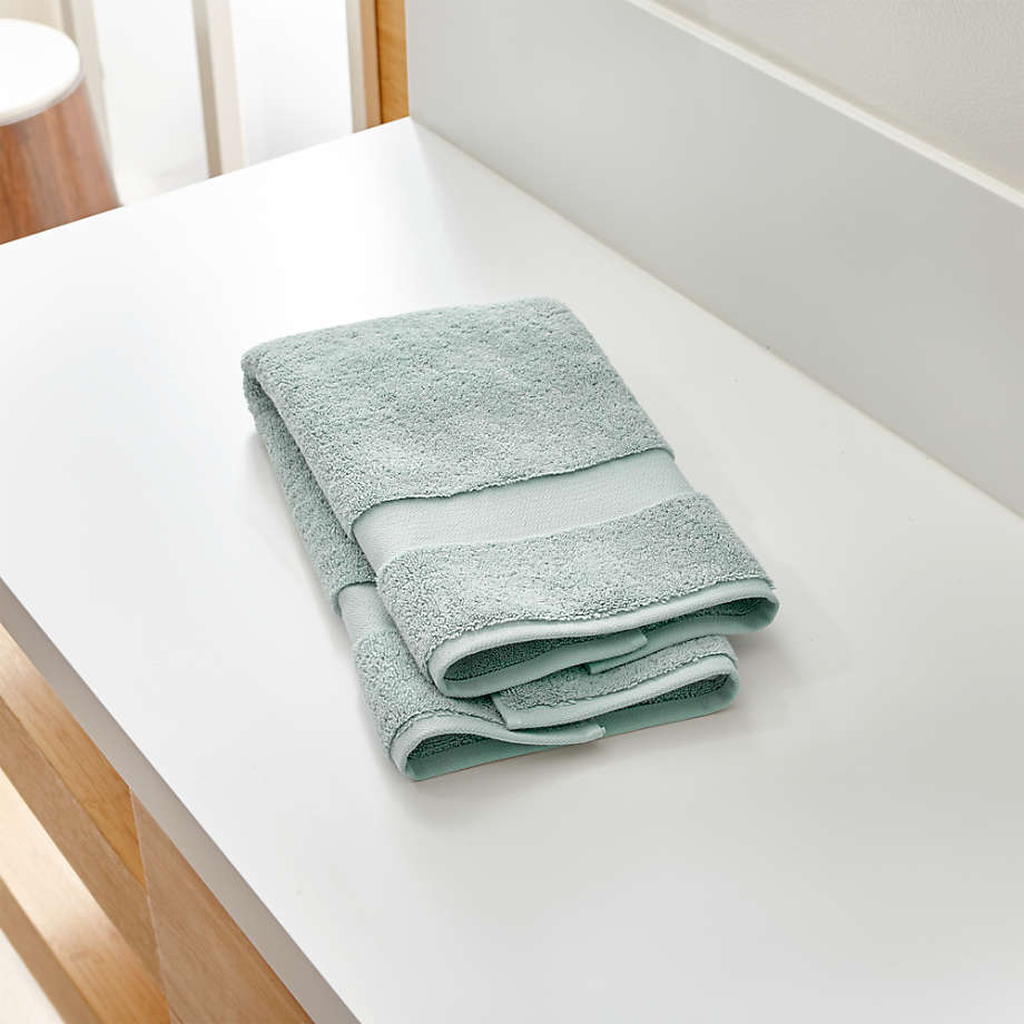 Organic Spa Blue Turkish H& Towel Crate Barrel PH