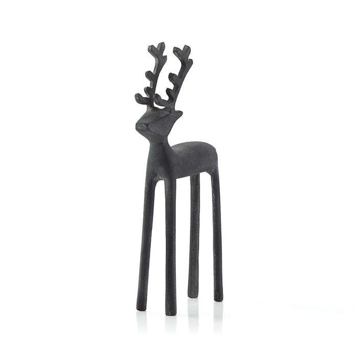 Zinc Holiday Reindeer Decoration 21"