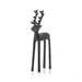 Zinc Holiday Reindeer Decoration 21"
